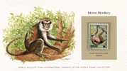 Rwanda 1978. Cercopitheque Mone. Mona Monkey. Singe. Aap. Affe. MNH**. WWF. Fauna. New! - Apen