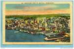 AEROPLANE  VIEW  OF  SEATTLE -  1951   - BELLE CARTE - - Seattle