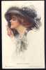 HARRISON FISHER Signed   "NAUGHTY , NAUGHTY"    Old Postcard 1912. - Fisher, Harrison