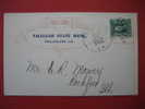 Tallulah La ----1908 Bank Statment  Postcard  ---===ref 188 - Sonstige & Ohne Zuordnung