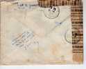 Enveloppe Partie De Nice En 1952 Pour Oran Avec Consolidation Papier Postes Et Téléphones - Storia Postale