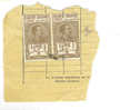 VEND PAIRE DE TIMBRES FISCAUX DES COLONIES ITALIENNES , SUR FRAGMENT DE DOCUMENT , 1936 - Andere & Zonder Classificatie