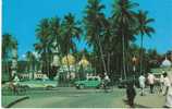 Malay Mosque, Islam Muslim, Kuala Lumpur Malaysia Street Scene Autos Bicycle On C1960s Vintage Postcard - Islam