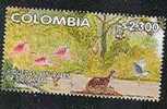 Columbia  - Flamingo,birds, 1 Stamp, MNH - Fenicotteri