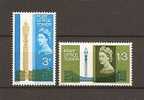 UNITED KINGDOM REINO UNIDO GROßBRITANNIEN POST OFFICE TOWER (01-054) 1965 / MNH / 438 - 439 - Unused Stamps
