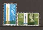 UNITED KINGDOM REINO UNIDO GROßBRITANNIEN POST OFFICE TOWER (01-055) 1965 / MNH / 438 - 439 - Unused Stamps