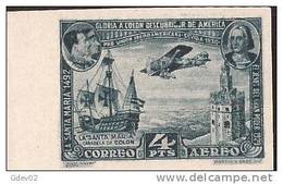 ES591SDBH-LC349-TEXOEX.Spain.Es Pagne.Homenaje A Colon.PRO UNION IBEROAMERICANA .AEREO.1930 (Ed 591**) Nuevo,S/C - Sonstige & Ohne Zuordnung