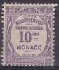 £7 - MONACO - TAXE N° 14 - NEUF Avec Charnière - Segnatasse