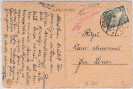 LETTONIE - 1936 - CARTE POSTALE De STAIGELE Pour RIGA - Lettland