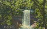 USA – United States – Minnehaha Falls, Minneapolis, Minnesota Old Unused Linen Postcard [P3458] - Minneapolis