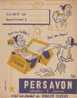 PROTEGE CAHIER Publicitaire PERSAVON - Book Covers