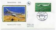 FDC  Poste Aerienne - 50 Frs DEWOITINE 338 - 11 Avril 1987 - 1980-1989