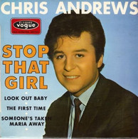 EP 45 RPM (7")  Chris Andrews  "  Stop That Girl  " - Other - English Music