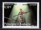 SPANISH ANDORRA  2002 EUROPA CEPT    MNH - 2002