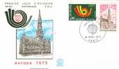 FRANCE  1973 EUROPA CEPT FDC - 1973