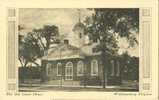 USA – United States – The Old Court House, Williamsburg, Virginia Old Unused Postcard [P3510] - Andere & Zonder Classificatie