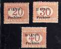 PECHINO 1918 SEGNATASSE POSTAGE DUE TASSE TAXES  SERIE COMPLETA  COMPLETE SET MNH - Peking