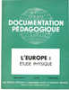 EUROPE - ETUDE PHYSIQUE - DOCUMENTATION PEDAGOGIQUE ROSSIGNOL MONTMORILLON 1956 - Fiches Didactiques