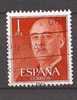 Espagne Oblitéré (s) Année 1955 1958 Général Franscisco N° 864 - Used Stamps