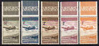 FRANCIA - COLONIE - POSTA AEREA  - 4 Valori Nuovi ** - 1927-1959 Postfris
