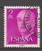 Espagne Oblitéré (s) Année 1955 1958 Général Franscisco N° 865B - Usati