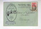 564/17 - Carte Publicitaire  TP  Cérès Et Sceau Etat BRUXELLES 1936 Vers MANAGE - Electricité Lamort - 1932 Ceres And Mercurius