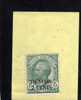 TIENTSIN TIENSTIN 1917 SOPRASTAMPATO D'ITALIA ITALY OVERPRINTED CENTS 2 C SU 5 CENT.  MNH - Tientsin