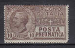 SS6162 - REGNO 1913 ,  Posta Pneumatica Il N. 1  *  Mint - Correo Neumático