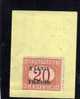 TIENTSIN TIENSTIN 1918 SEGNATASSE POSTAGE DUE TASSE TAXES CENTS 8 C SU 2 CENT. MNH - Tientsin