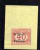 TIENTSIN TIENSTIN 1918 SEGNATASSE POSTAGE DUE TASSE TAXES CENTS 16 C SU 40 CENT. MNH - Tientsin