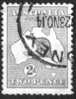 Australia 1913 2d Grey Kangaroo 1st Watermark Used - Actual Stamp -  SG3  Sydney - Oblitérés