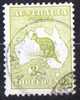 Australia 1913 3d Olive Kangaroo 1st Watermark Used - Actual Stamp -  SG 5 - Tasmania - Oblitérés