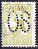 Australia 1913 3d Olive Kangaroo 1st Watermark Perf Large OS Used - Actual Stamp -  Nice - Oblitérés