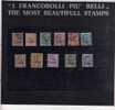 LA CANEA 1905 SOPRASTAMPATI D'ITALIA ITALY OVERPRINTED SERIE COMPLETA COMPLETE SET USATA USED OBLITERE' - La Canea