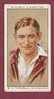 IMAGE PUB CIGARETTE - PLAYER'S - CRICKETERS 1934 N° 28 - M.J. TURNBULL (Glamorgan) - Player's