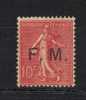 FRANCE FM N° 4 ** - Military Postage Stamps