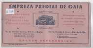 Papel De Chupar: Empreza Predial De Gaia 1955 - Pasta # 2 - Autres & Non Classés