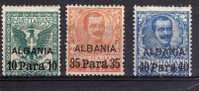 LEVANTE ALBANIA 1902 SERIE COMPLETA MNH - Albanie