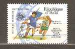 HAITI 1983 - WORLD FOOTBALL CHAMP. 1.25 (FRANCE - N.IRELAND 1-4) - USED OBLITERE GESTEMPELT - 1982 – Espagne