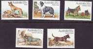 Australie Australia 1980 Yvertn° 689-93 *** MNH Cote 42 FF Chiens Dogs Honden - Nuevos