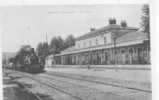 30 // REMOULINS  La Gare   Vue Intérieure, Passage Du Train - Remoulins