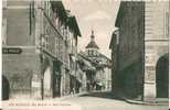 CPA - FRANCE - RUMILLY - RUE CENTRALE  - 1928 - Rumilly