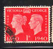 Great Britain 1940 Centenary Of The Postage Stamp 1p Used - Usati