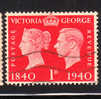 Great Britain 1940 Centenary Of The Postage Stamp 1p Used - Used Stamps