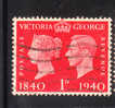 Great Britain 1940 Centenary Of The Postage Stamp 1p Used - Usati