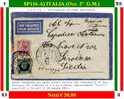 Tripoli (Libia)-SP00116-A (Busta Con Valori Soprastampati "M.E.F.") - Ocu. Británica MEF