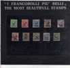 LEVANTE COSTANTINOPOLI 1922 SOPRASTAMPATI D'ITALIA ITALY OVERPRINTED SERIE COMPLETA 10 VALORI  COMPLETE SET USATA USED - Oficinas Europeas Y Asiáticas