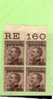 LEVANTE COSTANTINOPOLI 1923 SOPRASTAMPATO D'ITALIA ITALY OVERPRINTED 3,30 SU CENT. 40 C QUARTINA BLOCK MNH - European And Asian Offices