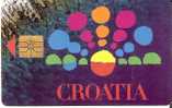 TARJETA DE CROACIA DE EL LOGO DEL PAIS - Croatia