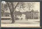 PONT DE CHERUY - PLACE DE L'EGLISE - ATTELAGE - TB - Pont-de-Chéruy